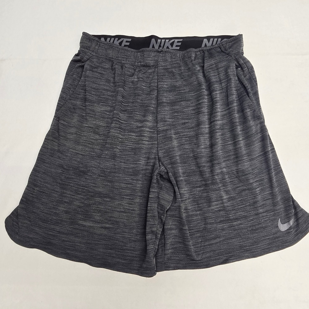 Nike Pro‎ Mens Training Shorts Heather Gray Athletic Gym Basketball
